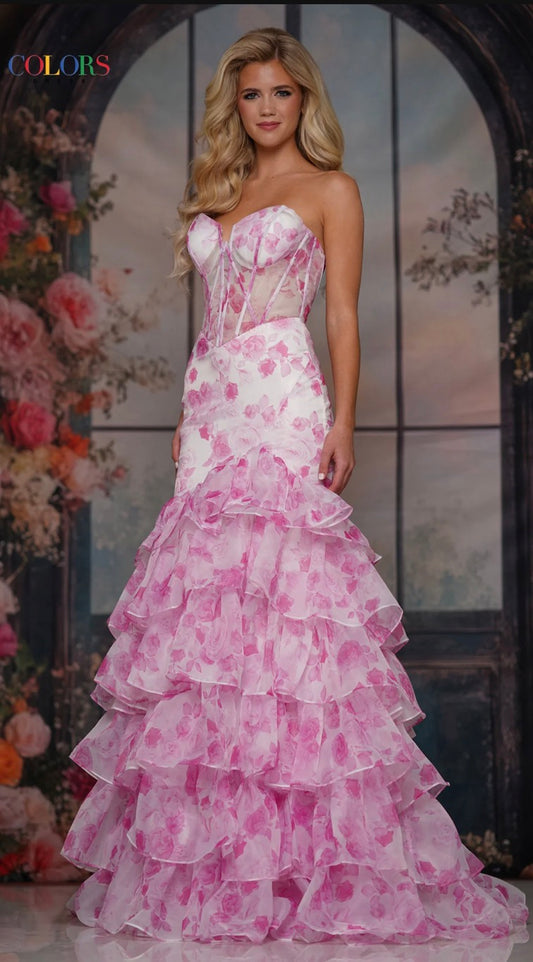 Colors Corset Gown