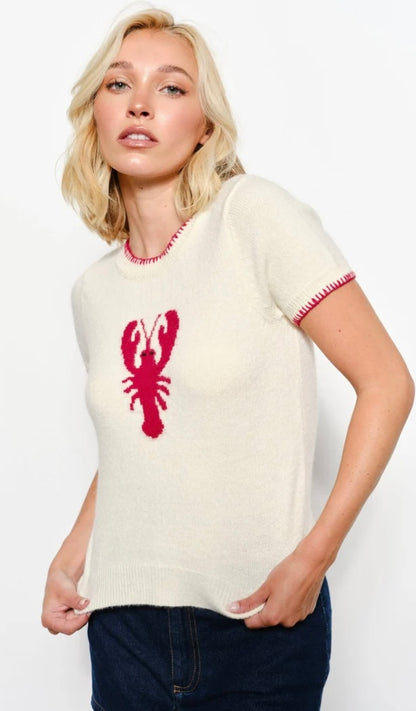 Lobster Short Sleeve Sweater