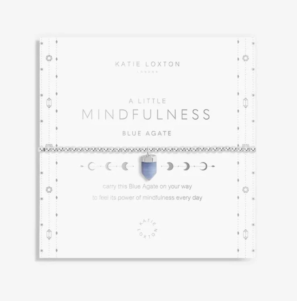 Katie Loxton - A Little ‘Mindfulness’ Blue Agate Bracelet