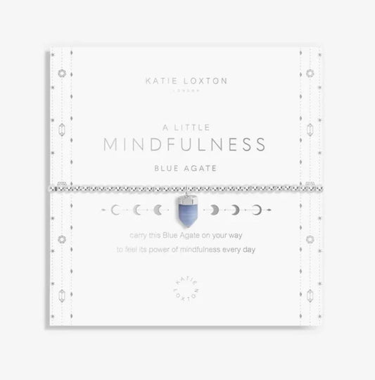 Katie Loxton - A Little ‘Mindfulness’ Blue Agate Bracelet