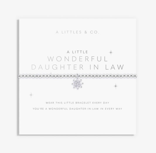 A Littles & Co. - A Little ‘Wonderful Daughter In Law’ Bracelet