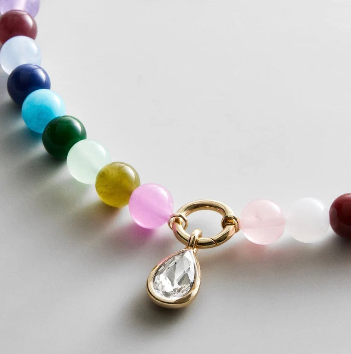 Bauble Bar - Janette Beaded Ring Necklace