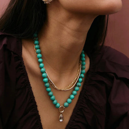 Bauble Bar - Janette Beaded Ring Necklace
