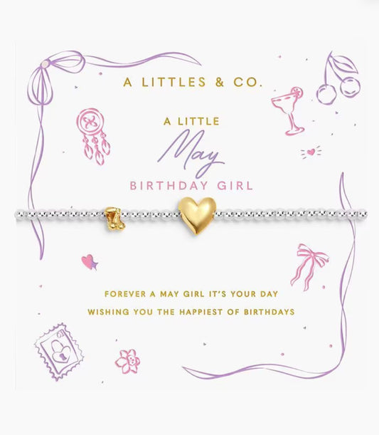 A Littles & Co. - A Little May Birthday Girl Bracelet