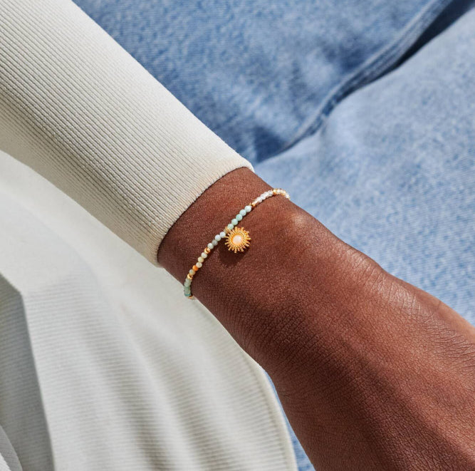A Littles & Co. - Loved By You Rock Crystal Sun Bracelet