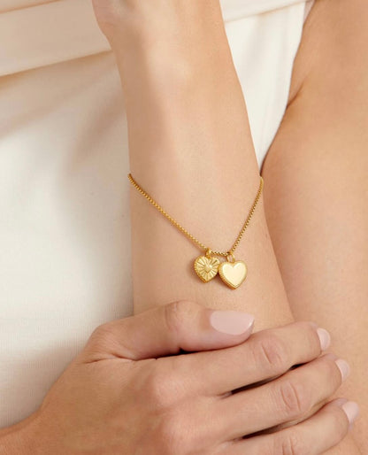 Katie Loxton - Gold “Daughter” Waterproof Charm Bracelet