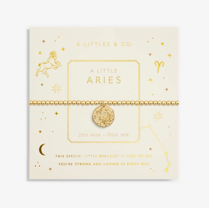 A Littles & Co. - A Little Aries Zodiac Sign Gold Bracelet