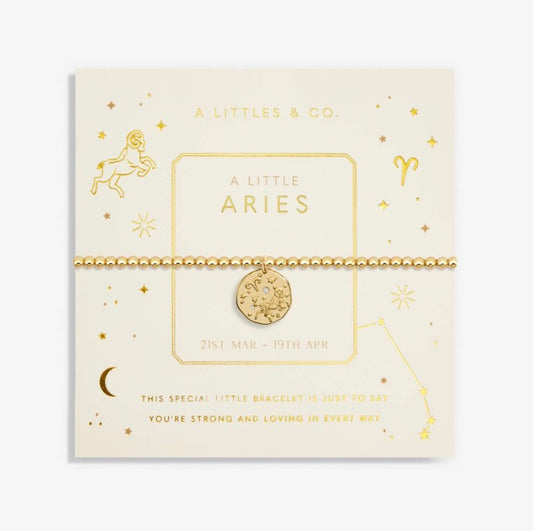 A Littles & Co. - A Little Aries Zodiac Sign Gold Bracelet