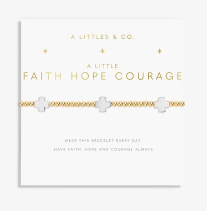 A Littles & Co. - A Little ‘Faith Hope Courage’ Bracelet