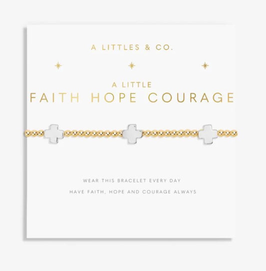 A Littles & Co. - A Little ‘Faith Hope Courage’ Bracelet