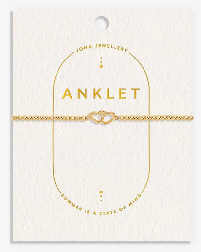 A Littles & Co. - Linked Heart Anklet