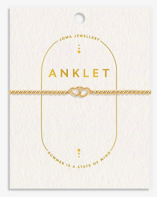 A Littles & Co. - Linked Heart Anklet