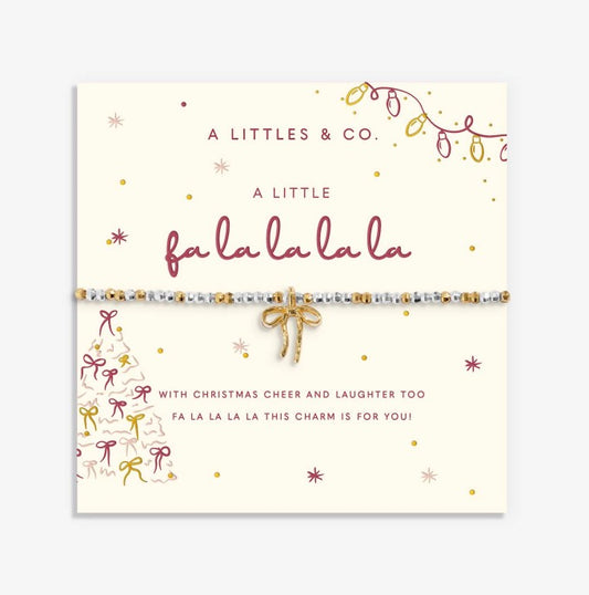 A Littles & Co. - Christmas Little Stories A Little ‘Fa La La La’ Bracelet