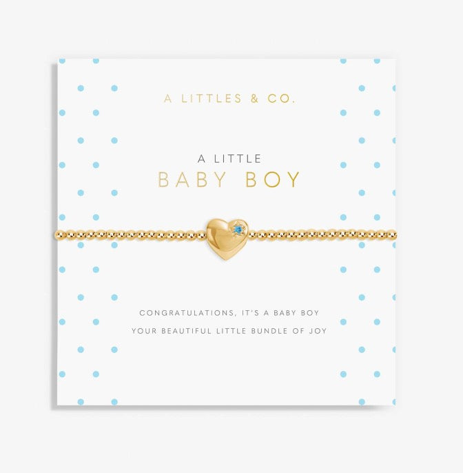 A Littles & Co. - A Little ‘Baby Boy’ Bracelet