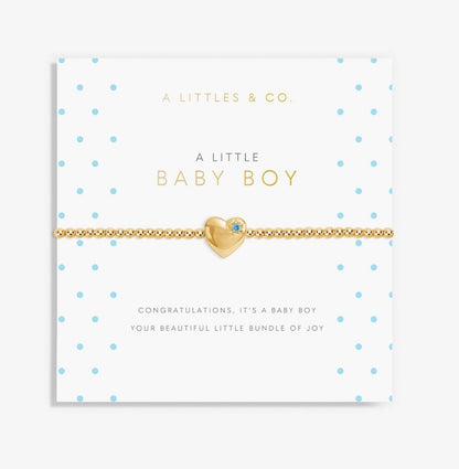 A Littles & Co. - A Little ‘Baby Boy’ Bracelet