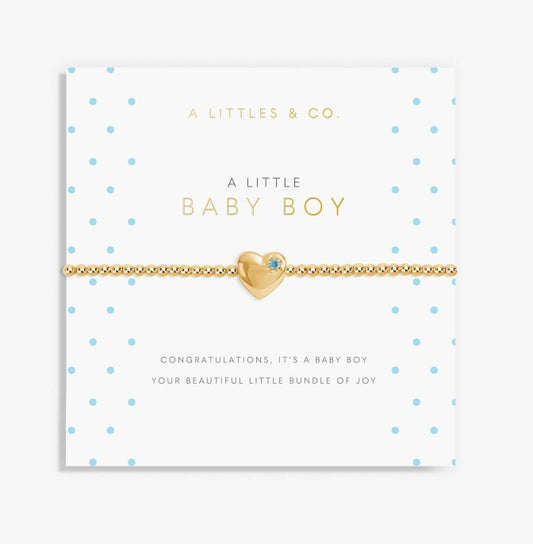 A Littles & Co. - A Little ‘Baby Boy’ Bracelet