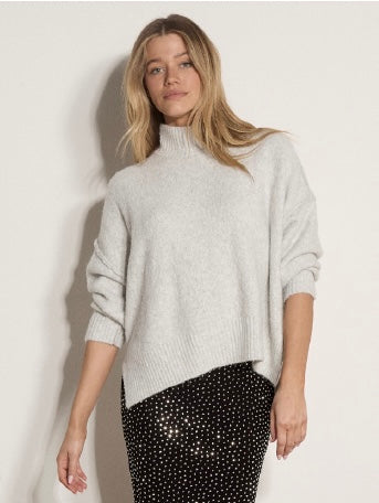 Apricot Raw Edge Oversized Jumper