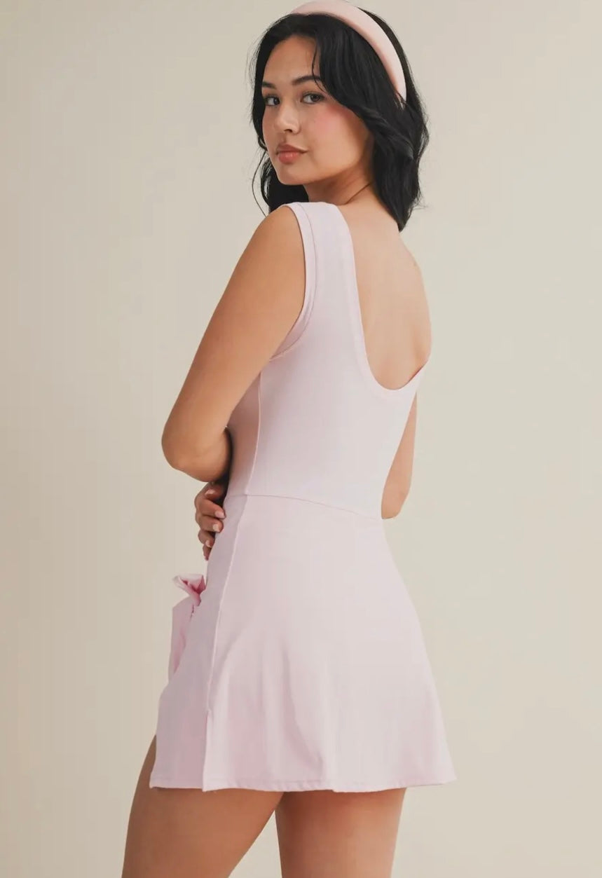 Kimberly C Tank Top Wrap Tie Front Dress