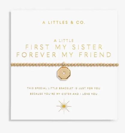 A Littles & Co. - A Little ‘First My Sister Forever My Friend’ Bracelet