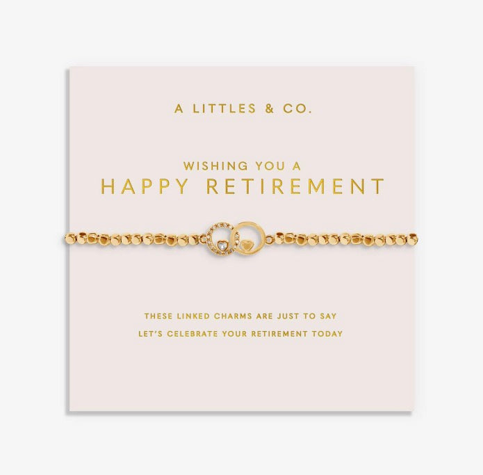 A Littles & Co. -  Forever Yours A Little ‘Wishing You A Happy Retirement’ Bracelet (Copy)