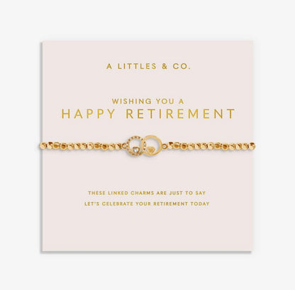 A Littles & Co. -  Forever Yours A Little ‘Wishing You A Happy Retirement’ Bracelet (Copy)