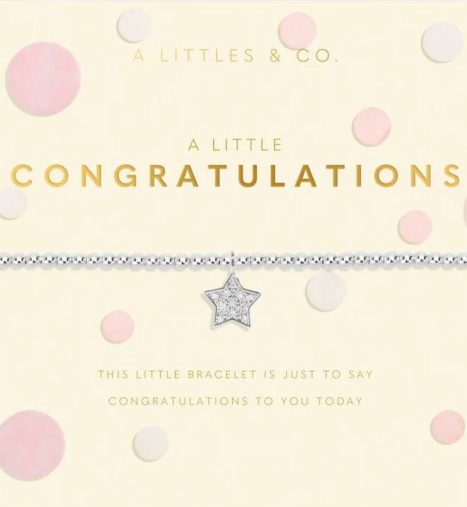 A Littles & Co. - A Little ‘Congratulations’ Bracelet