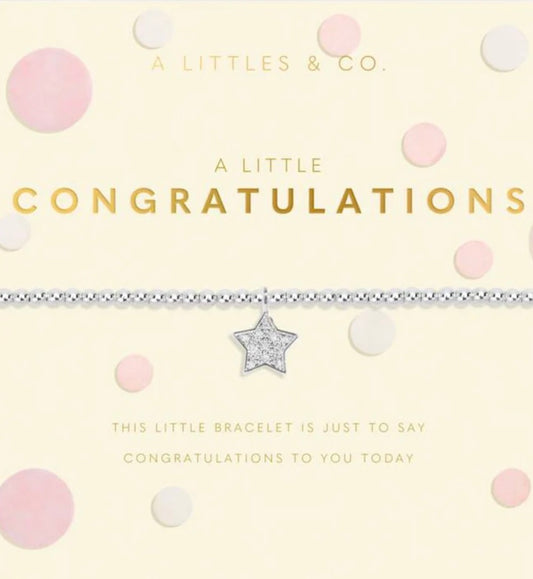 A Littles & Co. - A Little ‘Congratulations’ Bracelet