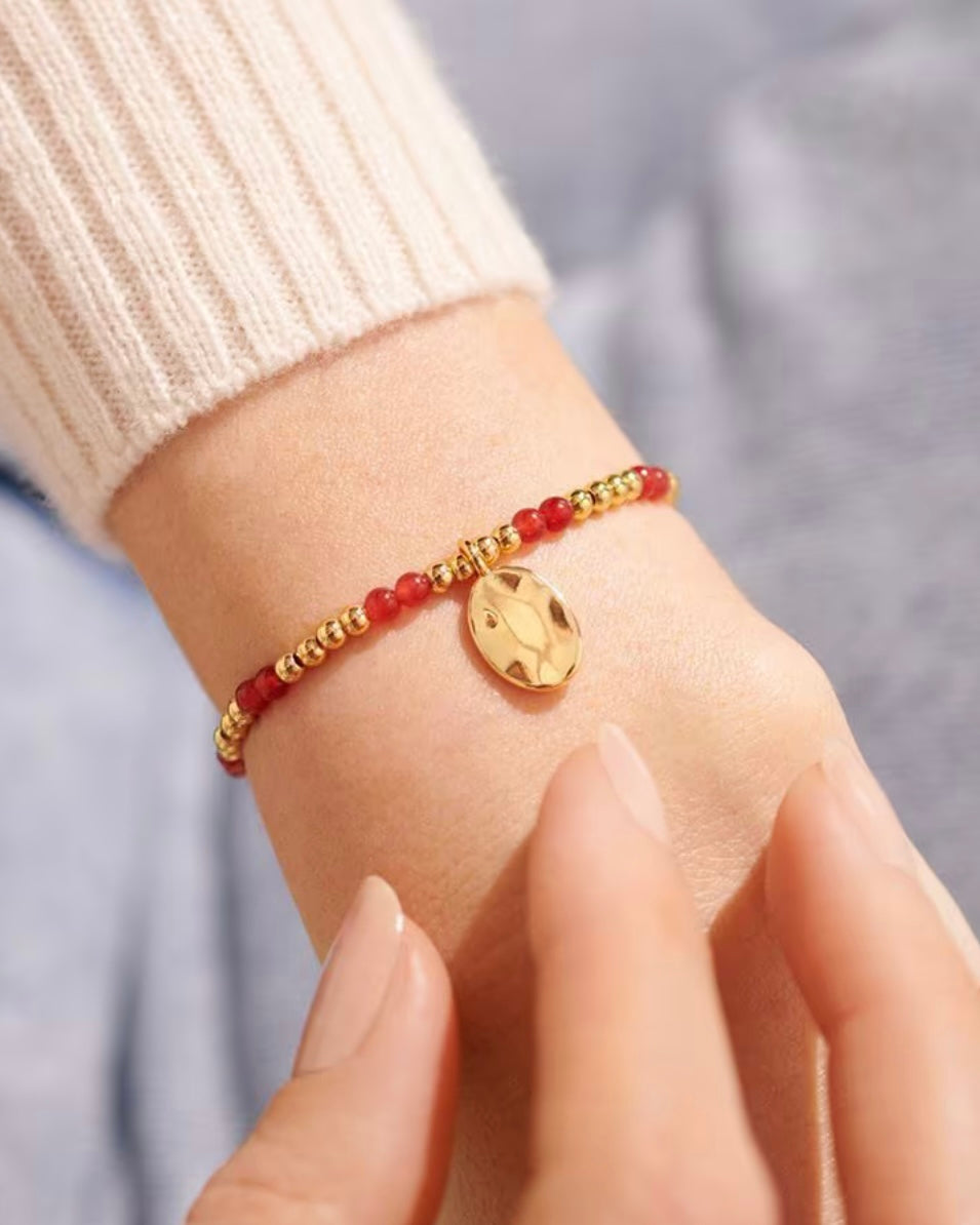 A Littles & Co. - A Little ‘Birthstone January Garnet’ Bracelet