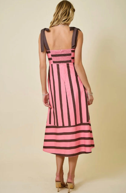 Day & Moon - Stripe Maxi Dress