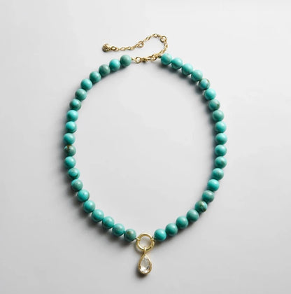 Bauble Bar - Janette Beaded Ring Necklace