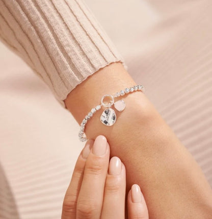 Katie Loxton - Pink Chalcedony Stone Of Happiness Bracelet