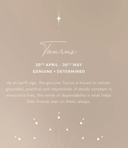 Katie Loxton - Waterproof Zodiac Sign Necklace Taurus