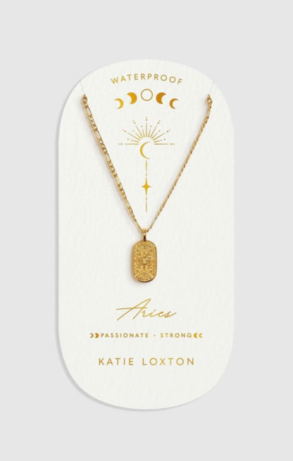 Katie Loxton - Waterproof Zodiac Sign Necklace Aries
