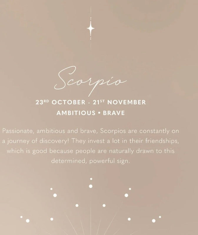 Katie Loxton - Waterproof Zodiac Sign Necklace Scorpio