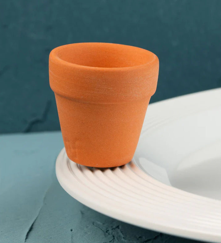 Nora Fleming - Can You Dig It Terracotta Flower Pot Mini