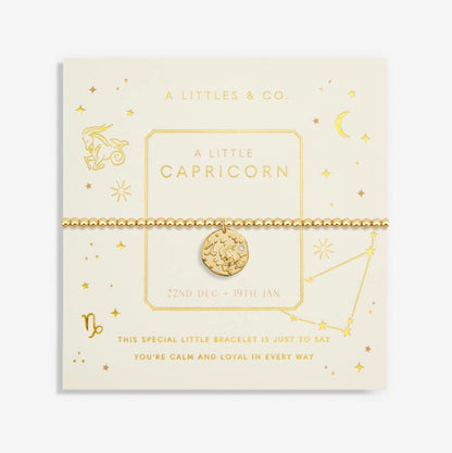 A Littles & Co. - A Little Capricorn Zodiac Sign Gold Bracelet