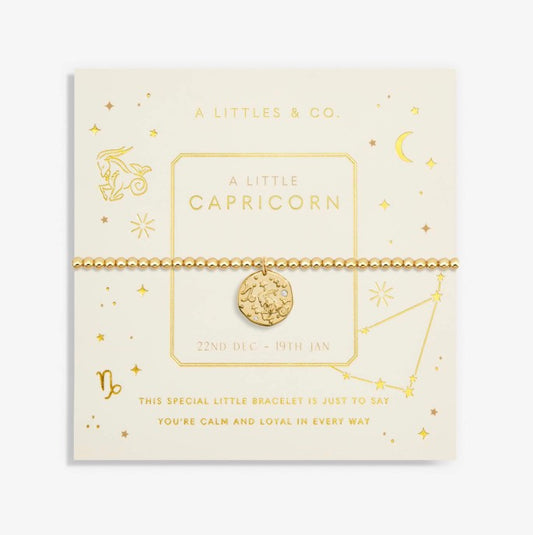 A Littles & Co. - A Little Capricorn Zodiac Sign Gold Bracelet