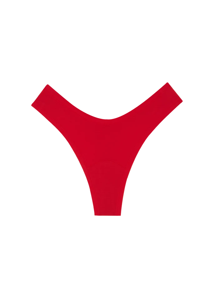 Huha Dipped Thong Mineral Undies Power Play Red