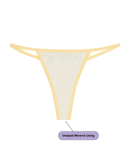 Huha String Thong 2.0 Mineral Undies Allstar Yellow