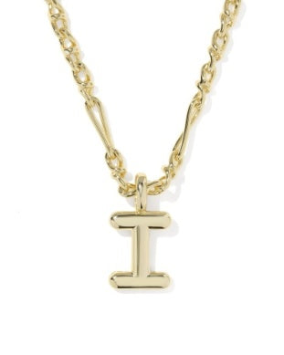 Kendra Scott New Release Bubble Initial Necklace Gold All Letters