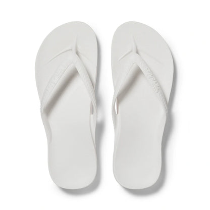 Archies Arch Support Flip Flop White