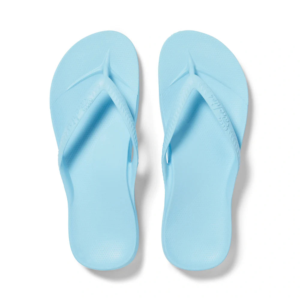 Archies Arch Support Flip Flop Sky Blue
