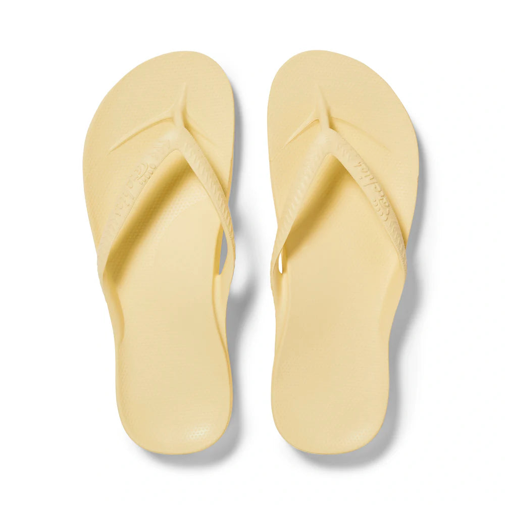Archies Arch Support Flip Flop Lemon