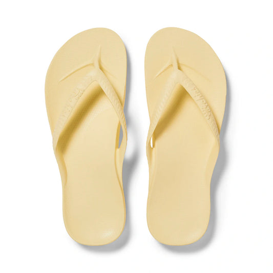 Archies Arch Support Flip Flop Lemon