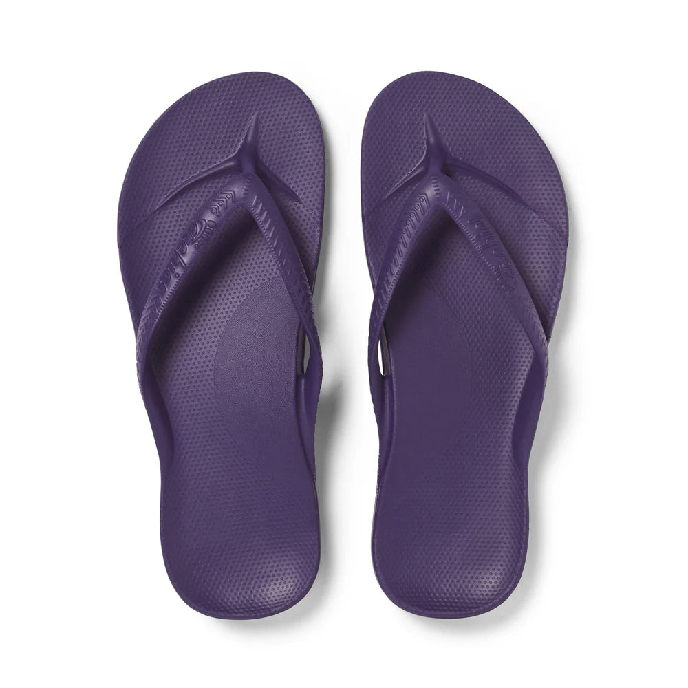 Archies Arch Support Flip Flop Acai Purple
