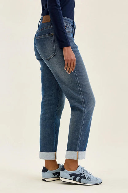 Judy Blue MR “BILLIE” Boyfriend Regular Jeans