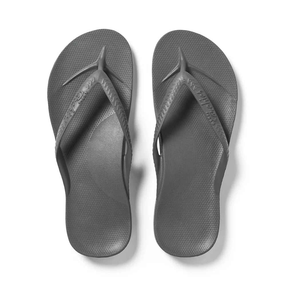 Archies Arch Support Flip Flop Charcoal (Copy)