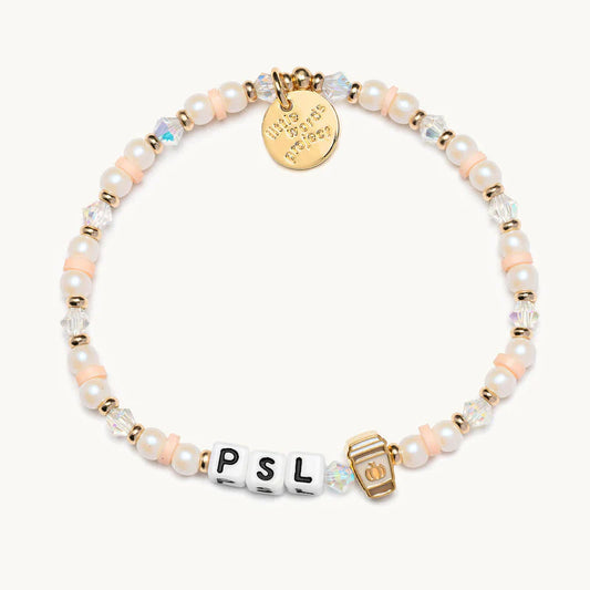 Little Words Project Pumpkin Spice Latte Bracelet
