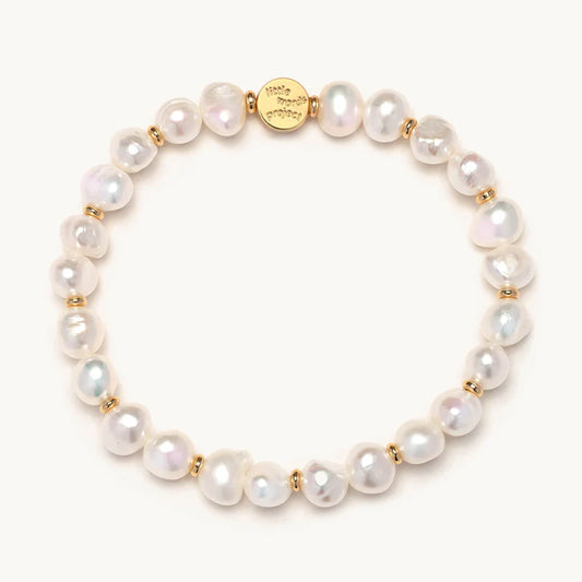 Little Words Project Fresh Water Pearl Bracelet Base