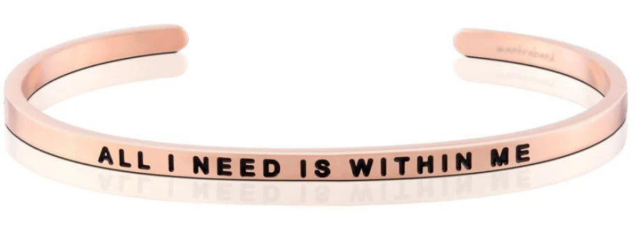 MantraBand All I Need Is Within Me Cuff